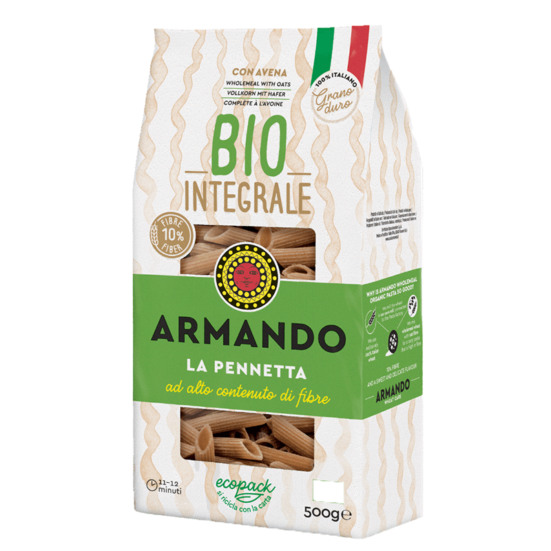 armando9-Pennetta.png پاستا با گندم کامل ارگانیک پنه تا آرماندو سبز ایتالیا - تصویر 1