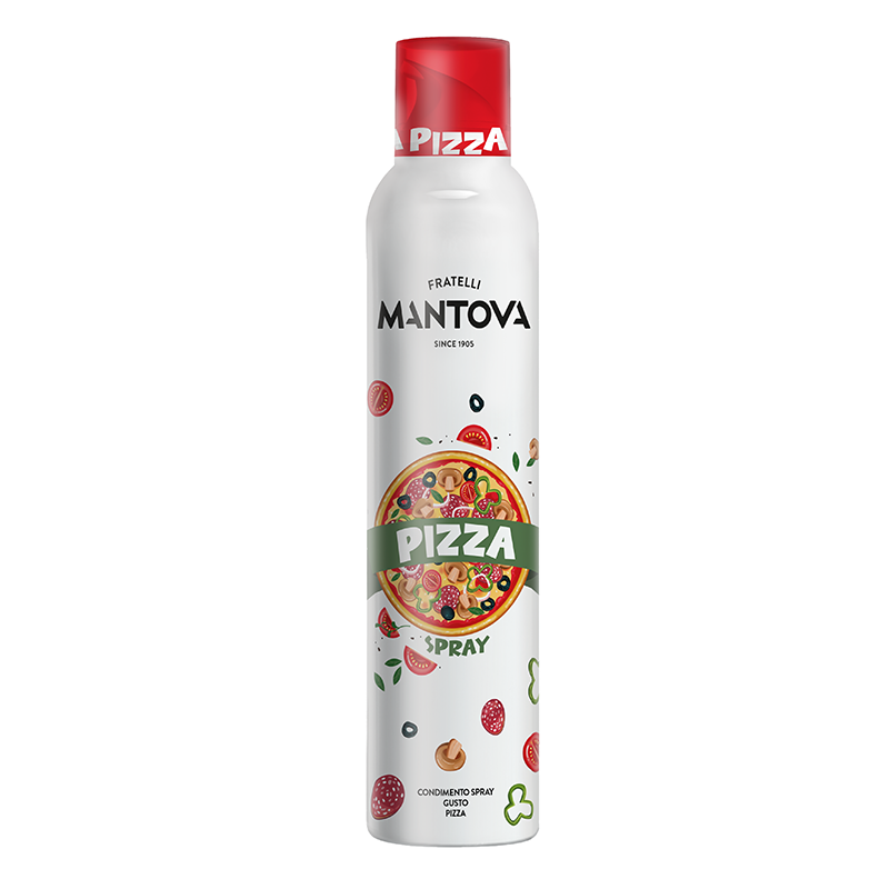 mantova24-Pizza-Flavored-Extra-Virgin-Olive-Oil-Spray.png روغن زیتون خالص فرابکر طعم پیتزا مانتووا ایتالیا اسپری 200 سی سی - تصویر 1